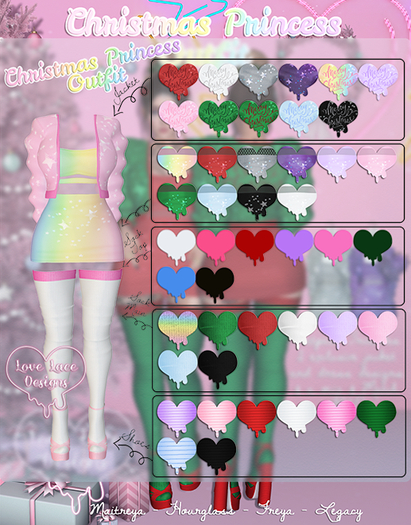 ::LL:: Christmas Princess Outfit // FATPACK