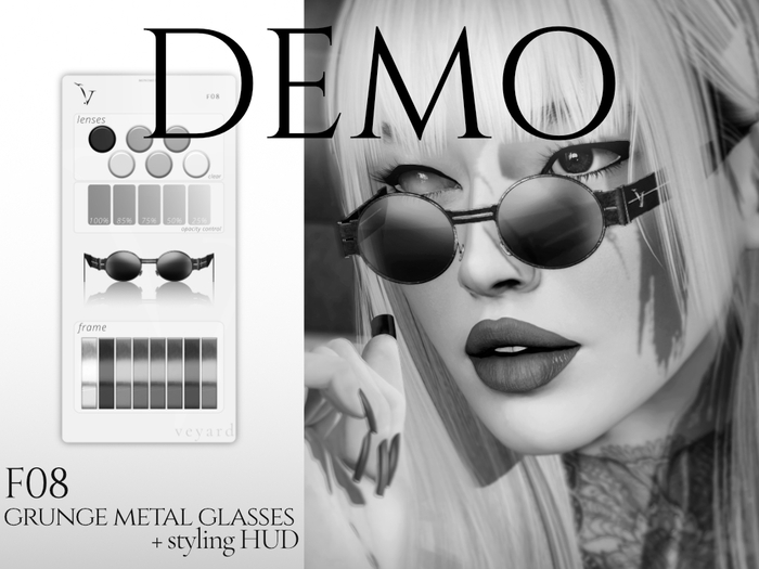 veyard_ F08 grunge metal glasses - DEMO