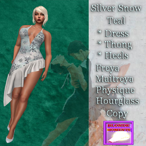 BloMo Silver Snow Teal