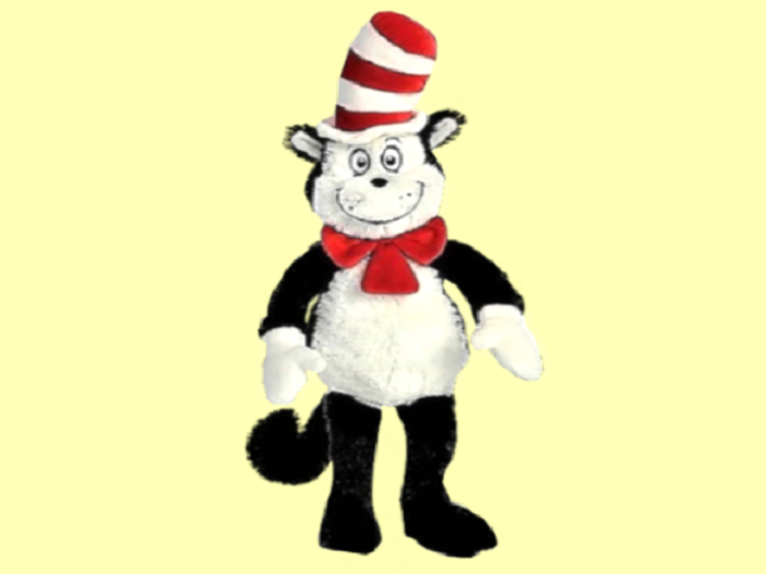 1 PRIM ALPHA CHILD WALL DECAL " CAT IN THE HAT" DECOR