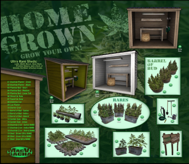 MVG:HG: 15 Garden Sign - Green