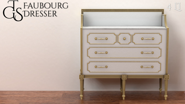 {GS} Faubourg Dresser - WEAR TO UNPACK
