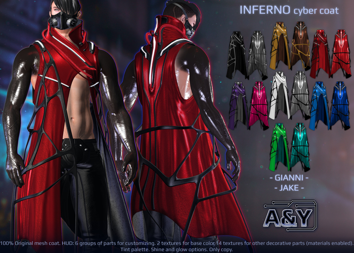 A&Y Inferno Cyber Coat - FullPack