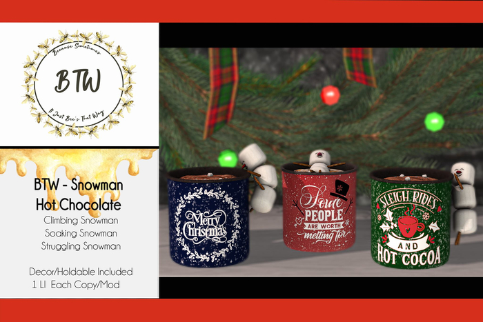 BTW - Snowman Hot Chocolate (BOXED)