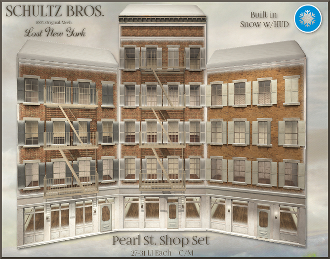 [Schultz Bros.] Pearl St. Shop Set (Boxed)