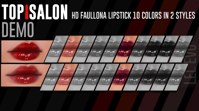 TOP1SALON - HD FAULLONA LIPSTICK (Lelutka Evolution) DEMO