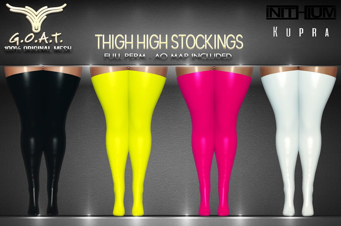 G.O.A.T. KUPRA THIGH HIGH STOCKINGS FULL PERM