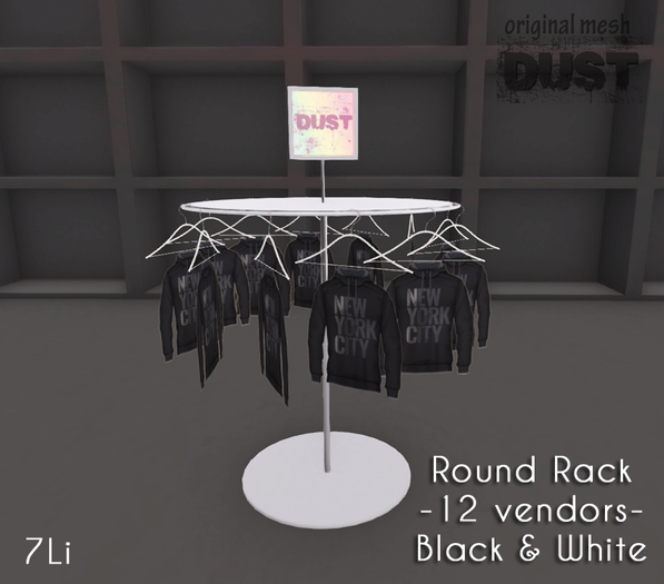DUST: Round Clothing Rack Set [BOX-add]