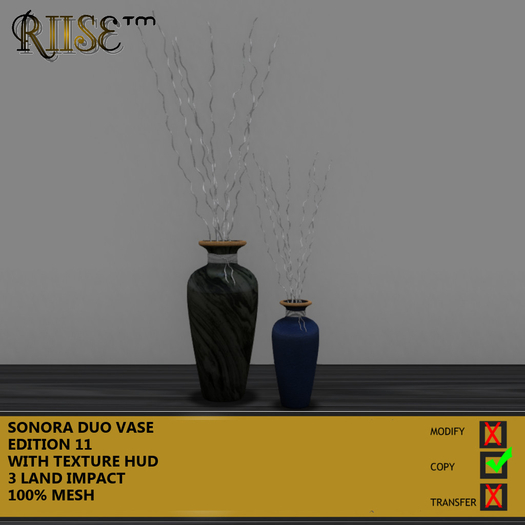 RIISE - Sonora Duo Vase- Edition 11 - BOXED