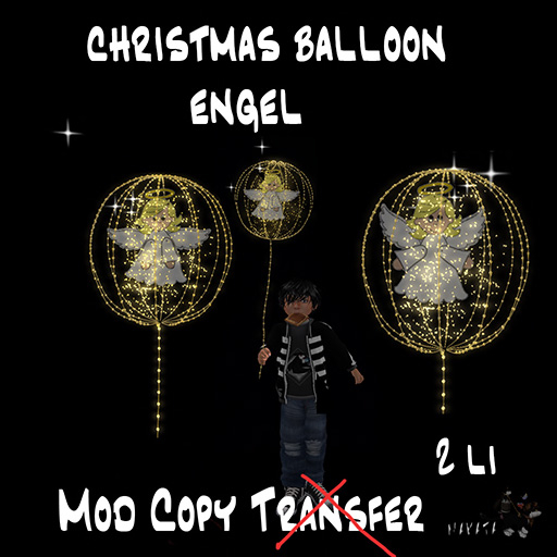 christmas balloon engel boxed
