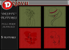 ^Dejavu^ Full Perm Modern  Pillow Texture 01