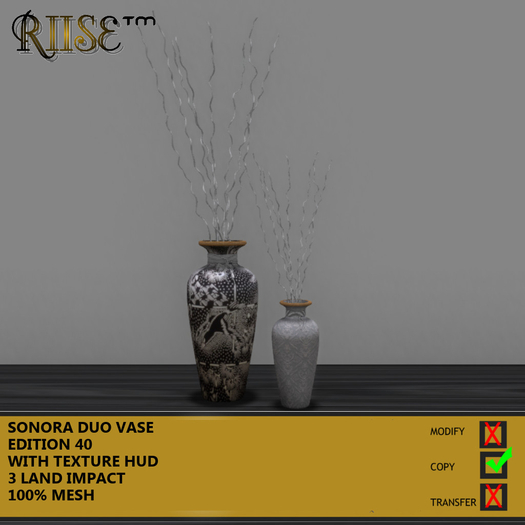 RIISE - Sonora Duo Vase- Edition 40 - BOXED