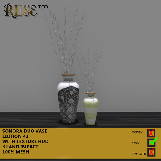 RIISE - Sonora Duo Vase- Edition 43 - BOXED