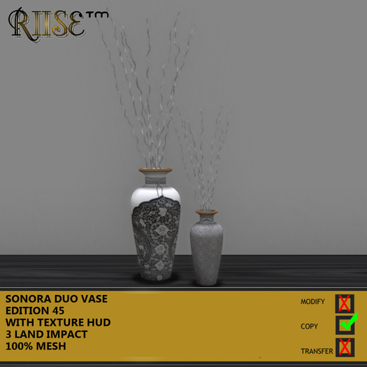 RIISE - Sonora Duo Vase- Edition 45 - BOXED
