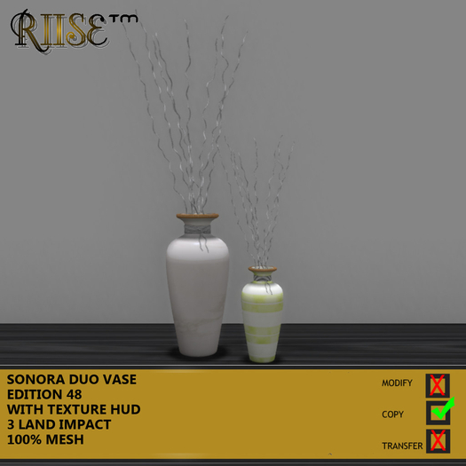 RIISE - Sonora Duo Vase- Edition 48 - BOXED