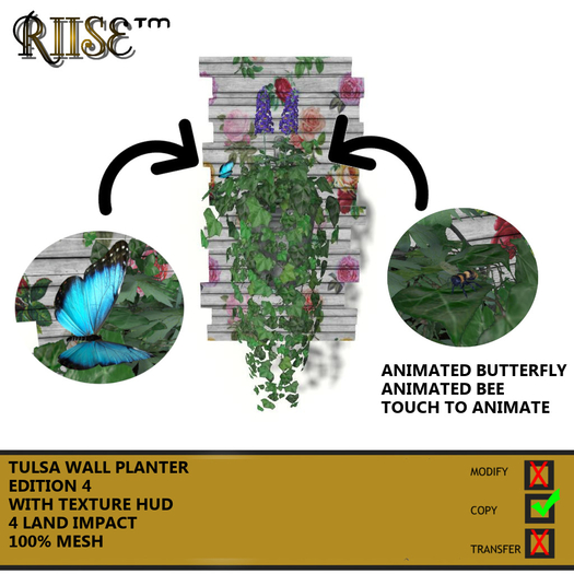 RIISE - Tulsa Wall Planter - Edition 4 - BOXED