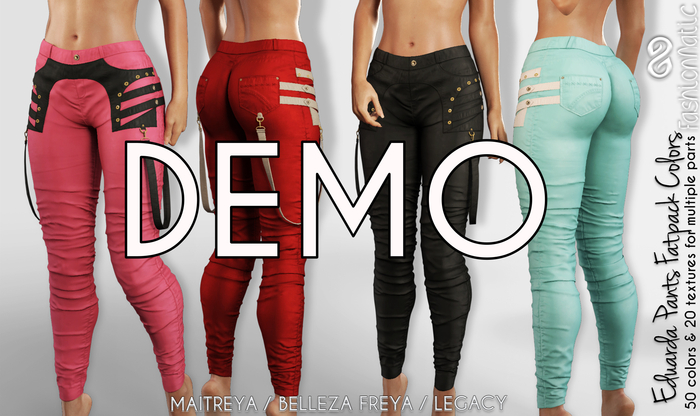 DEMO FashionNatic - Eduarda Pants Fatpack Colors - Maitreya, Lara Petite, Belleza Freya, Legacy
