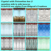 Poinsettas on Crystal 2 box