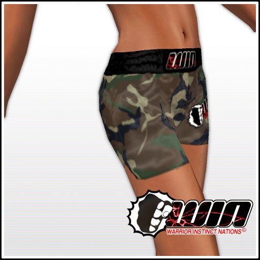 WIN Forest Camo Short Boxing Trunks