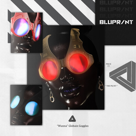 Blupr/nt - "Wunna" Globain Goggles - (Exclusive Fatpack!)