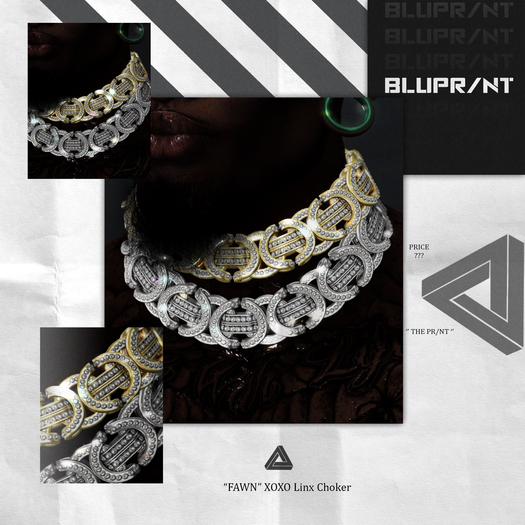 Blupr/nt - "FAWN" Xoxo Linx Choker - (Fatpack)