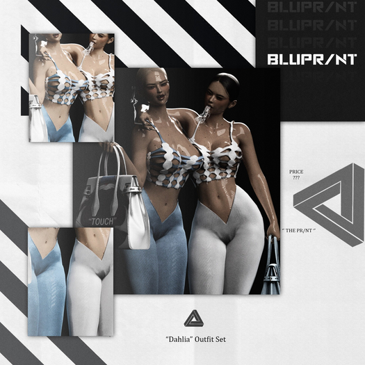Blupr/nt - "Dahlia" Destroyed Net Top  - (EXTREME FATPACK!)