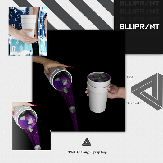 Blupr/nt - " PLUTO " Cough Syrup Cup