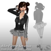 [Stellar] Aiko Fleece Set in black