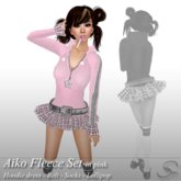 [Stellar] Aiko Fleece Set in pink