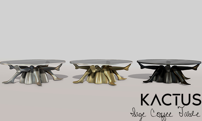 Kactus - Sage Coffee Table Gold