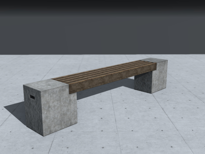 .df. Dreams Factory - Day Dream Bench (v2)