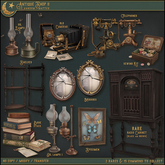 .random.Matter. - Antique Shop II -  Corner Shelf [Brown]