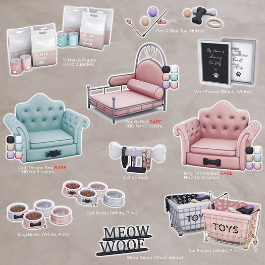 Foxy - Fur Baby Mom Gacha 'Wall Frame Black'