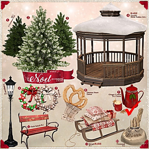 Ariskea[Noel ] Christmas Tree  Snow