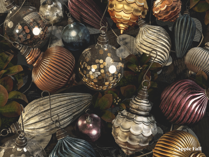 Apple Fall 2017 Xmas Ornaments (Box)