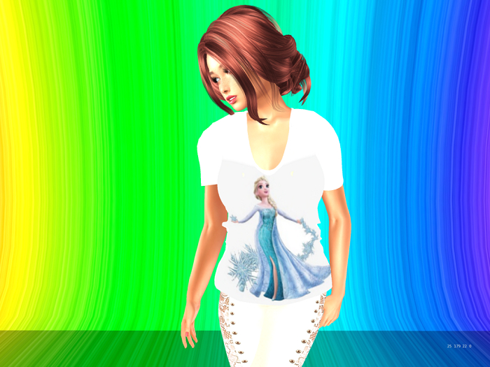 Princess Mesh Blouse-Elsa