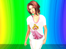 Princess Mesh Blouse-Aurora