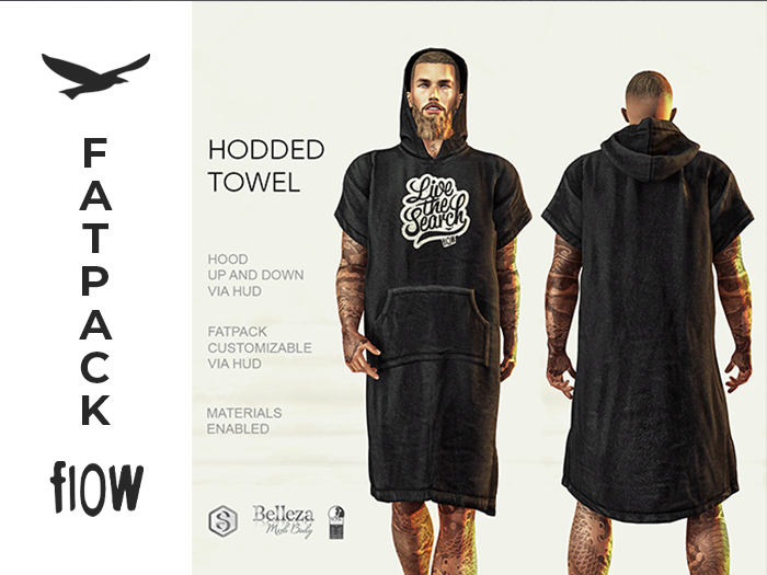 flow . Hooded Towel Fatpack