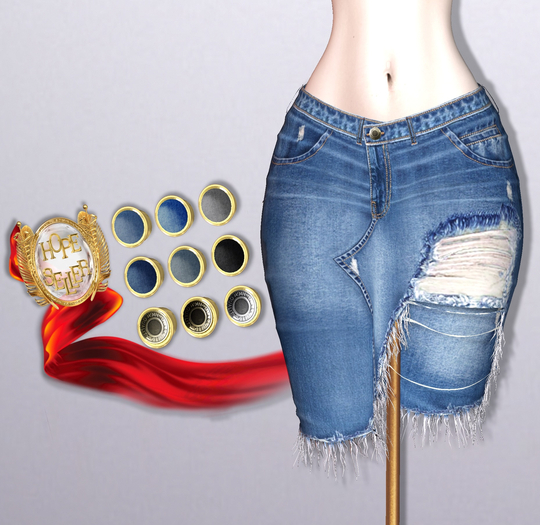 [HS] Suzushi Denim Skirt [Fatpack]