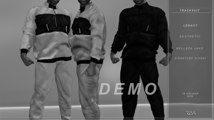 R2A- TRACKSUIT DEMO
