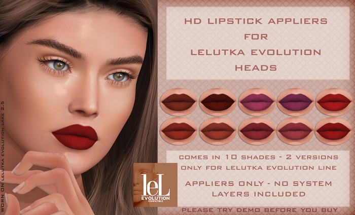 [SYN] Synergy HD Lipstick Essentials LELUTKA EVO
