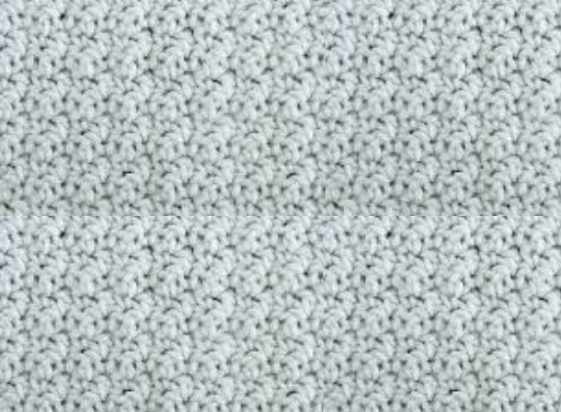 Grey Lemonpeel Crochet Stitch Texture