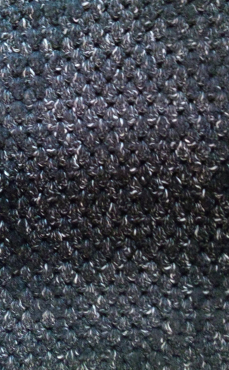 Grey Gradient Crochet Texture