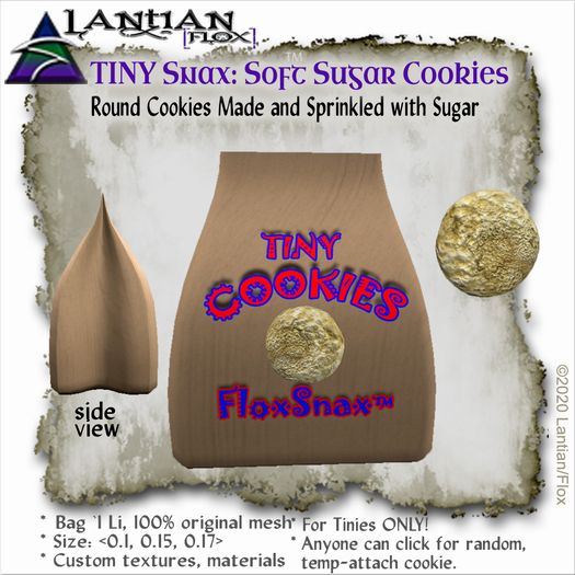 ~L/Fx~Cookie Bag (Tiny) - Sugar Cookies v4.4 mCtbox