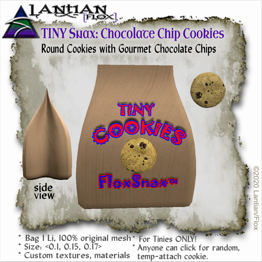 ~L/Fx~Cookie Bag (Tiny) - Chocolate Chip Cookies v4.4 mCtbo