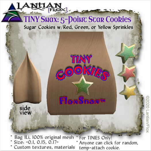~L/Fx~Cookie Bag (Tiny) - 5-Point Stars v4.4 mCtbox