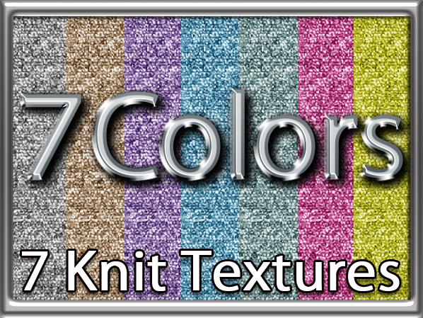 Zoy Texture [ Mottled Knit 02 ] Seamless - 7 Colors