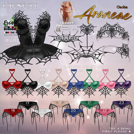 21. ERSCH - Araneae Gacha {Lara} Bottom -green-