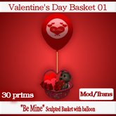 Valentine's Day Basket "Be Mine" 01