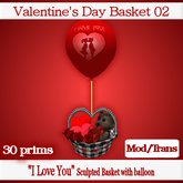 Valentine's Day Basket "I Love You" 02